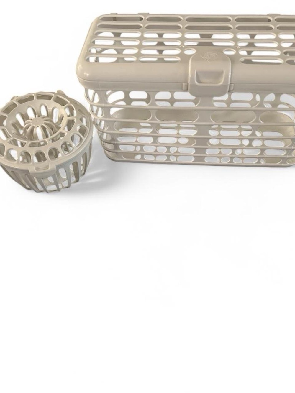 2 Plastic Storage Basket with Drain Slots